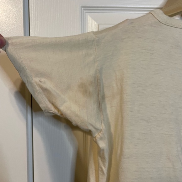 VTG Texas Tops single stitch ivory Bubba-n-Spot graphic tee sz L - Picture 8 of 11